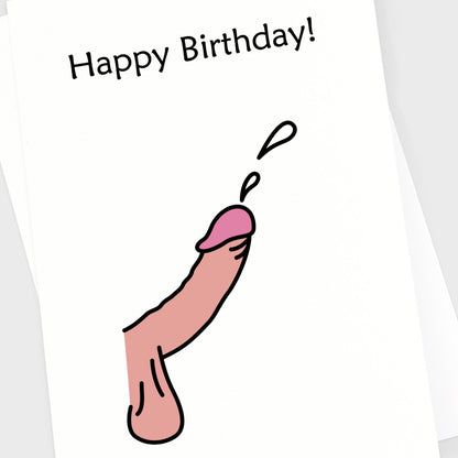 Birthday Card - Cock Spurt