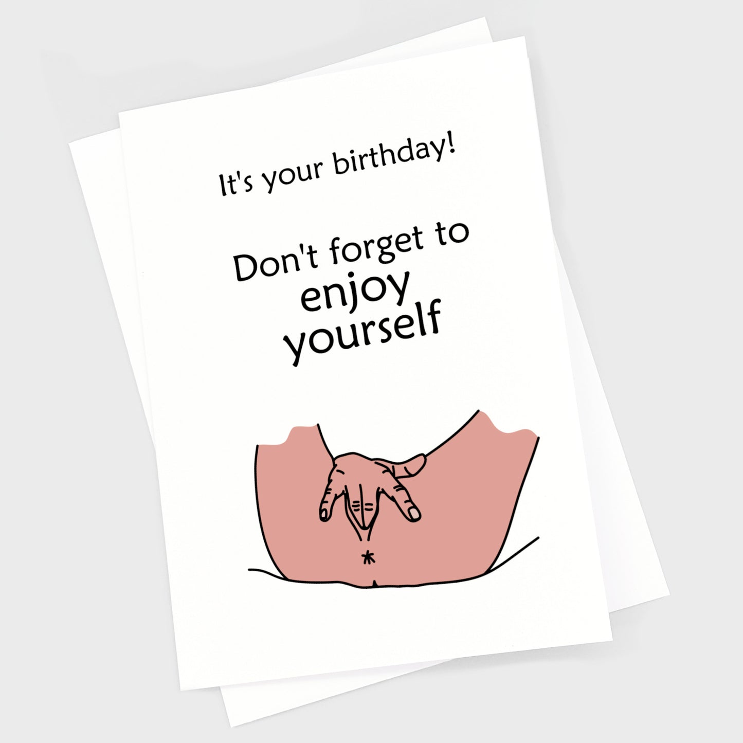 Birthday Card - Enjoy Yourself Girl