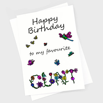 Birthday Card - Favourite Cunt