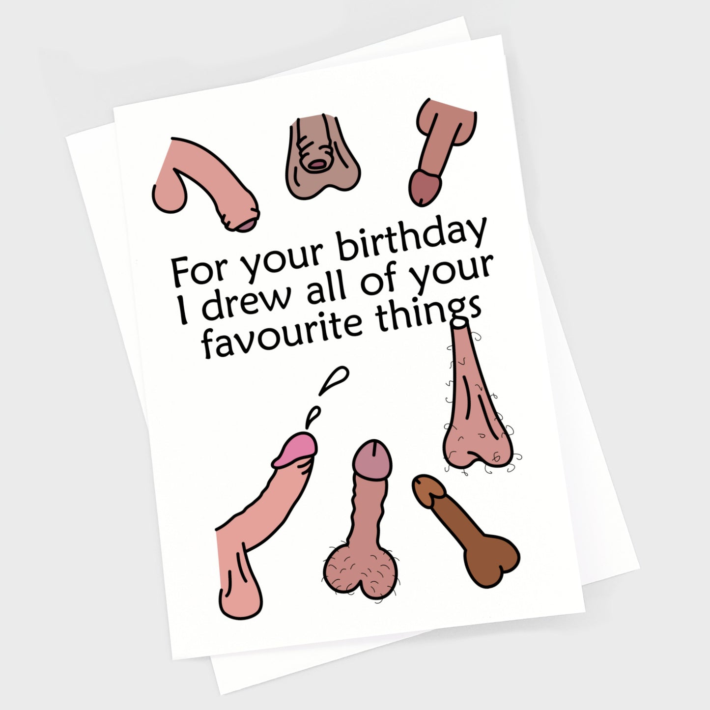 Birthday Card Set - 8 Rudest