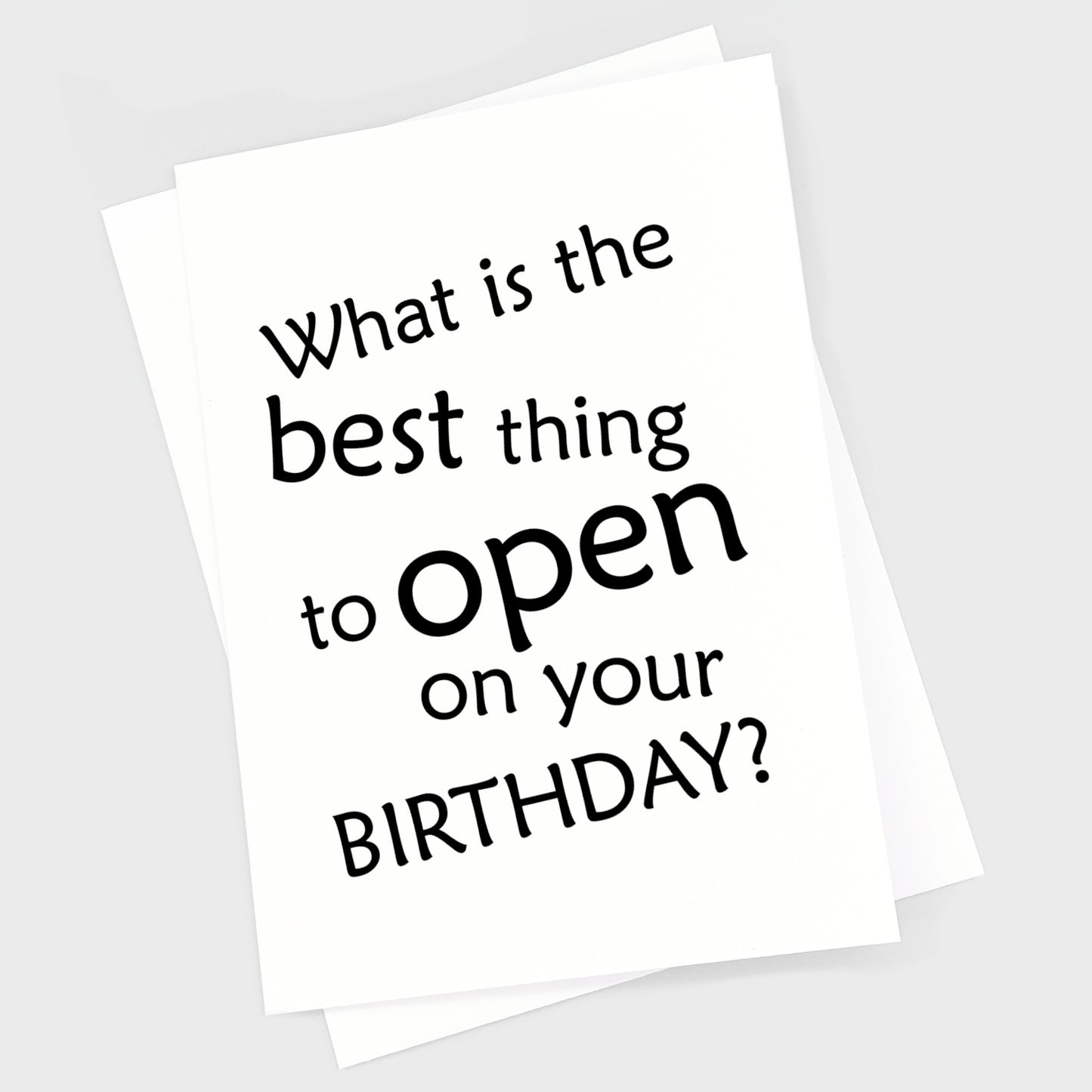 Birthday Card - Open