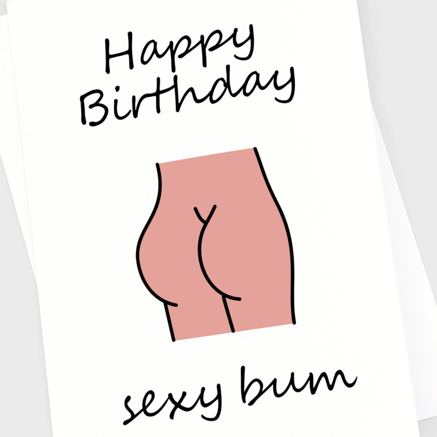 Birthday Card - Sexy Bum