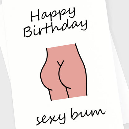 Birthday Card - Sexy Bum