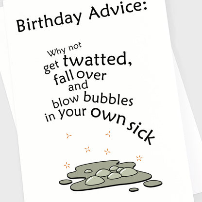 Birthday Card - Twatted