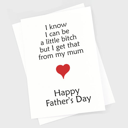 Father's Day Card - I Know