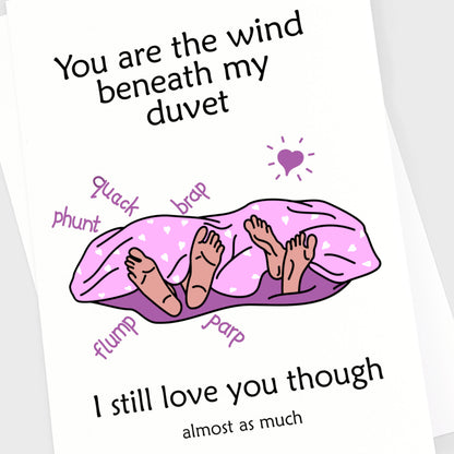 Valentine's Anniversary Card - Wind