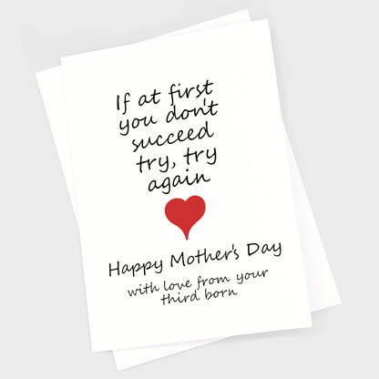 Mother's Day Card - If At First