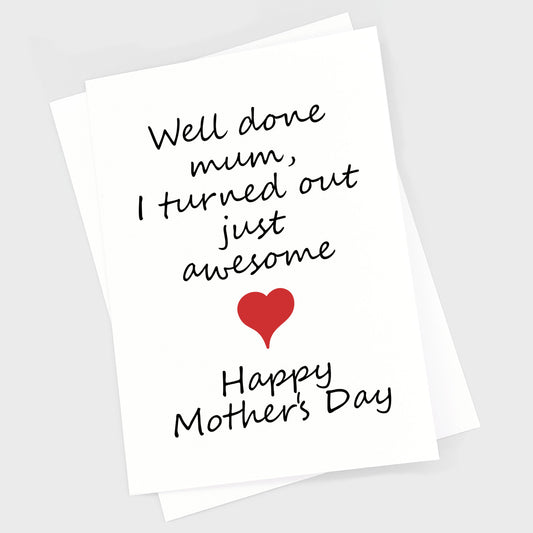 Mother's Day Card - Just Awesome