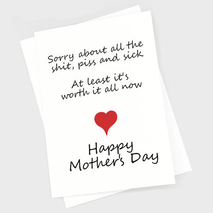 Mother's Day Card - All The Shit