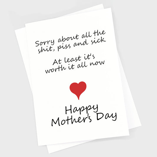 Mother's Day Card - All The Shit