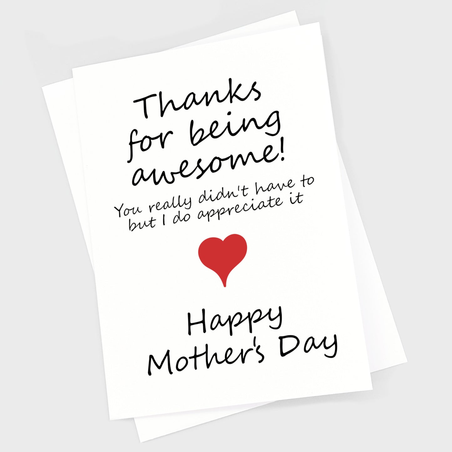 Mother's Day Card - Thanks