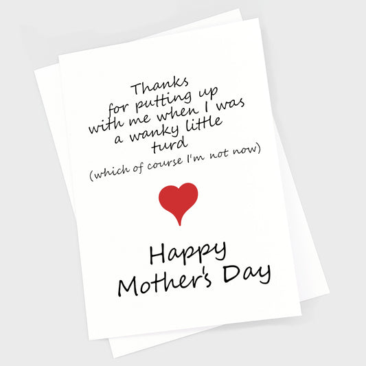 Mother's Day Card - Wanky