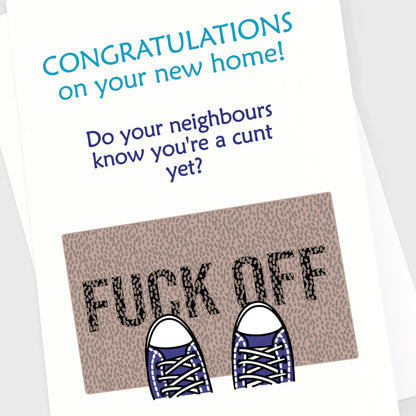 New Home Card - You're a Cunt