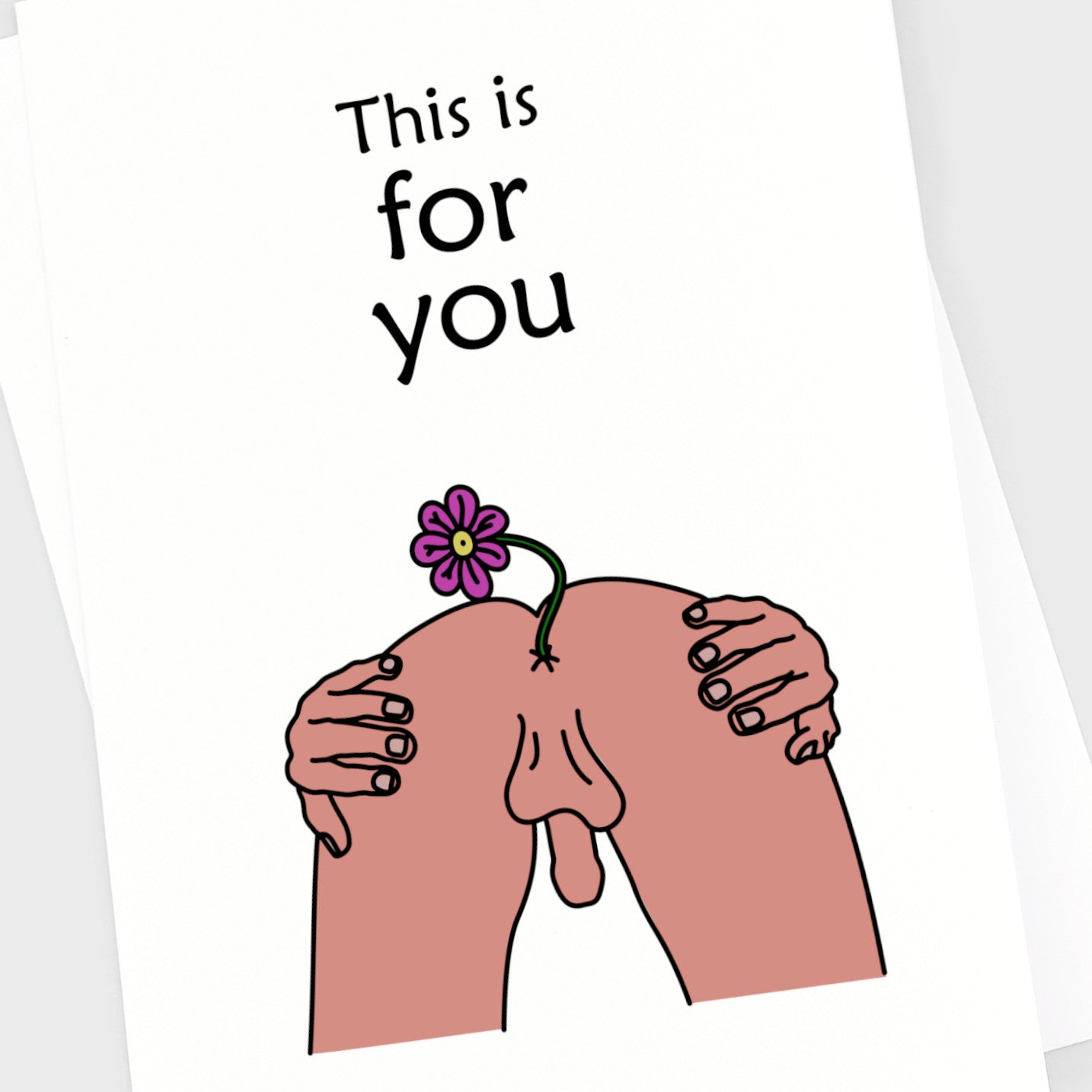 Valentine's Anniversary Card - Flower Man