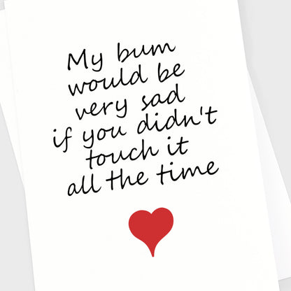 Valentine's Anniversary Card - Sad