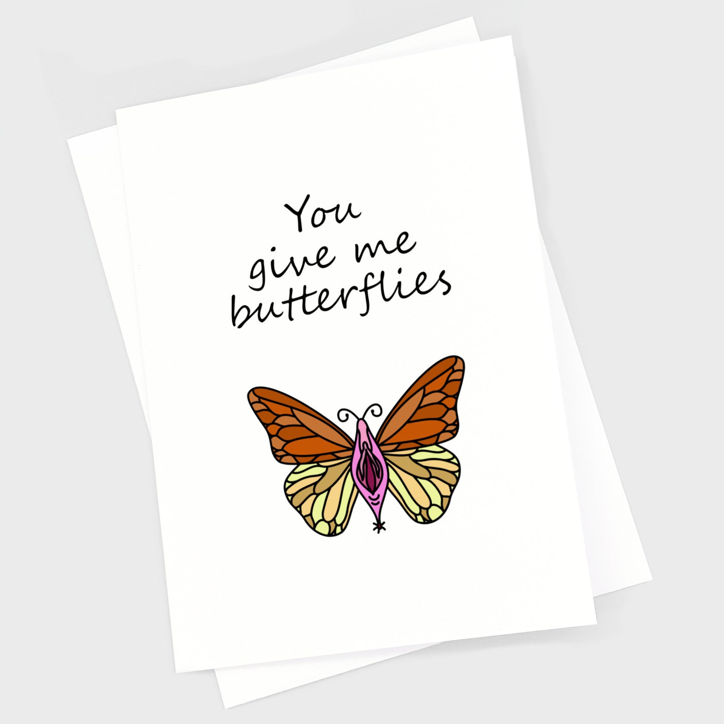 Valentine's Anniversary Card - Butterflies