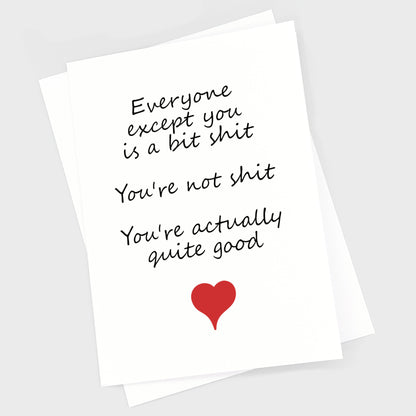 Valentine's Anniversary Card - Bit Shit