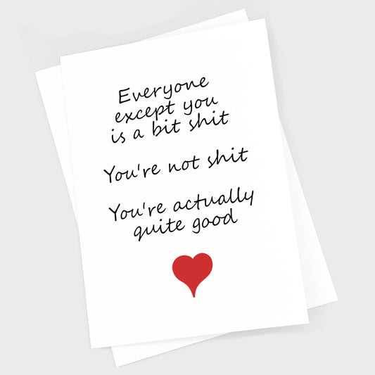 Valentine's Anniversary Card - Bit Shit