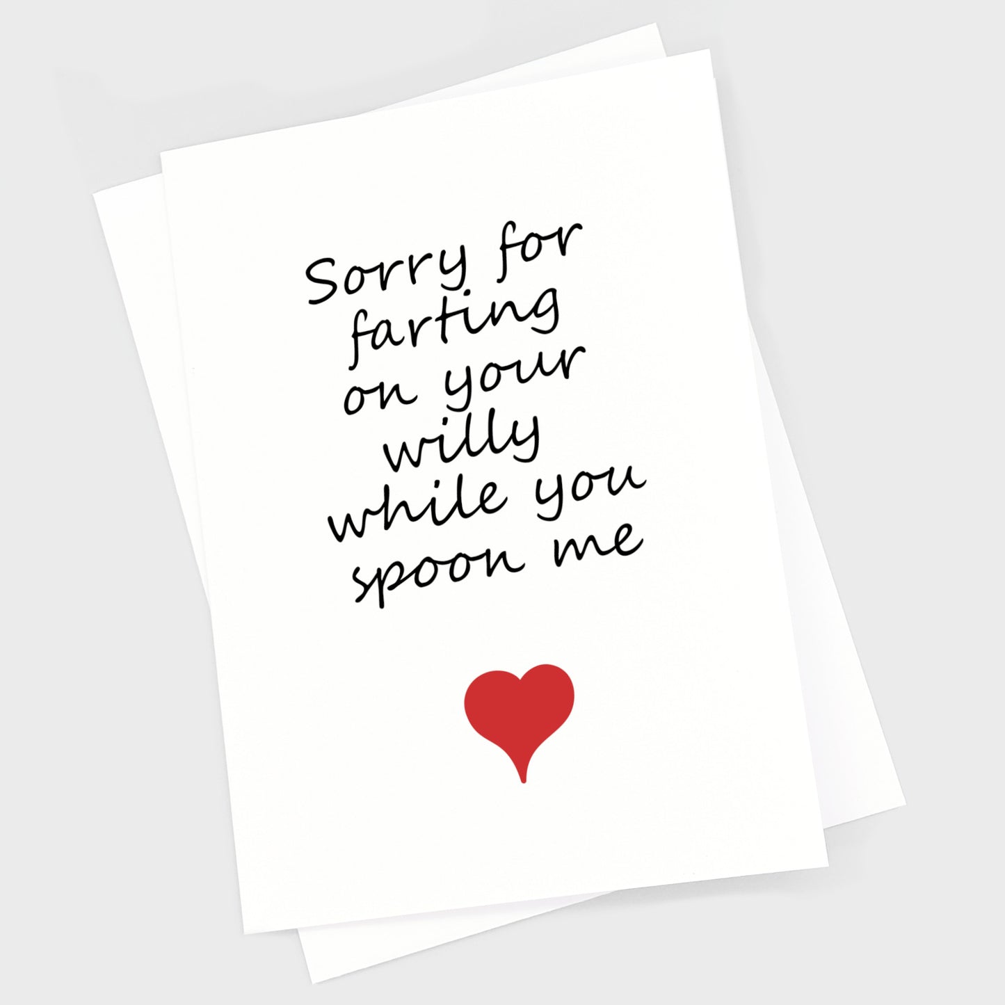 Valentine's Anniversary Card - Farting Willy