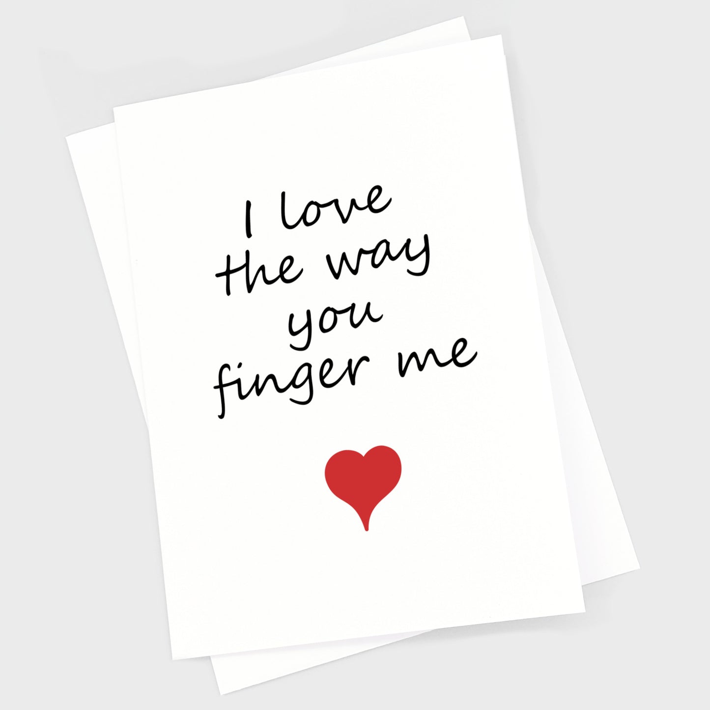 Valentine's Anniversary Card - Finger