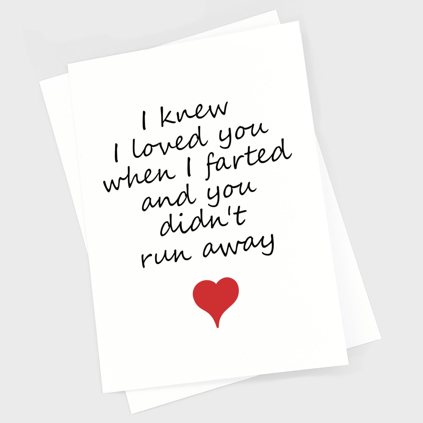 Valentine's Anniversary Card - I Knew