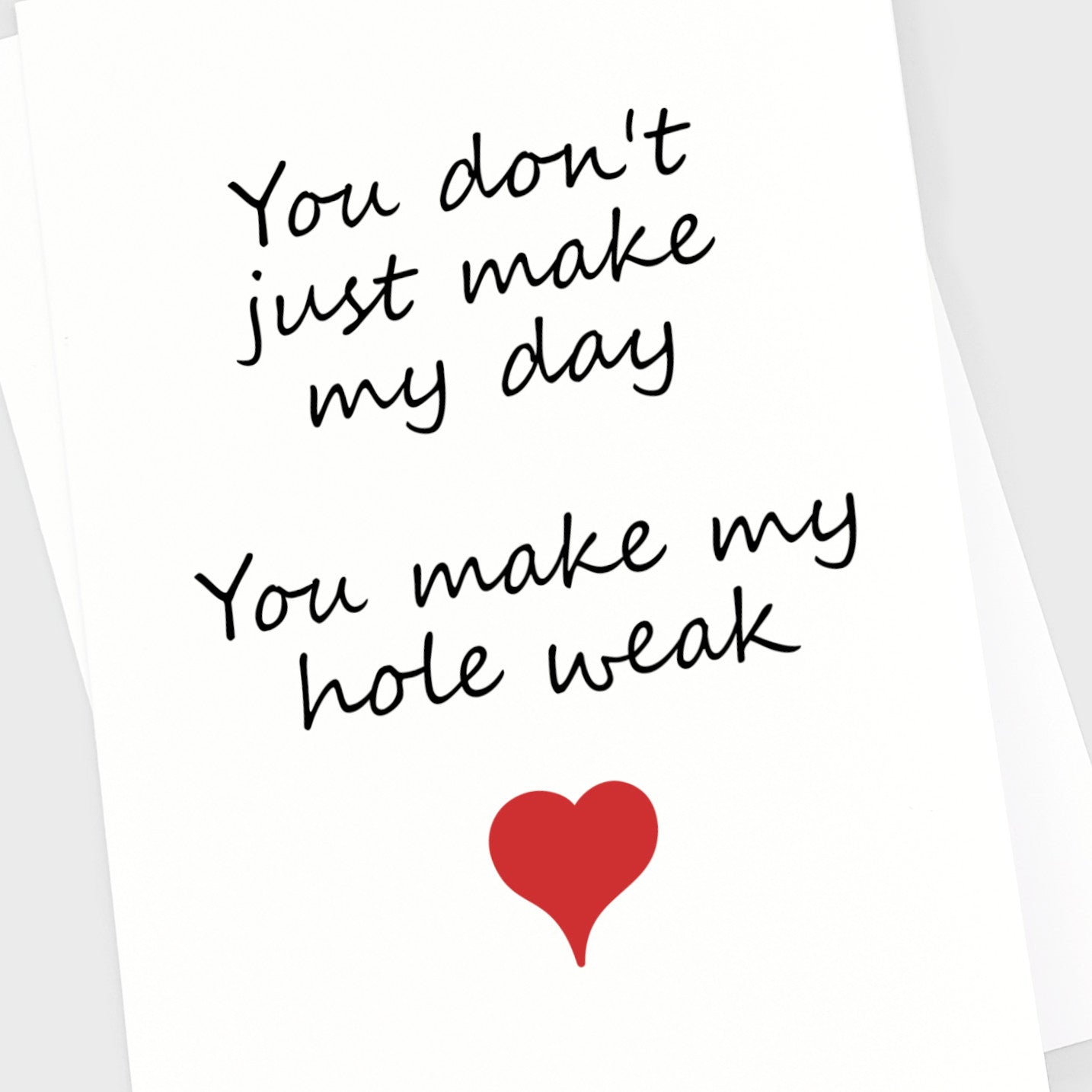 Valentine's Anniversary Card - Hole