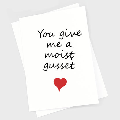 Valentine's Anniversary Card - Gusset