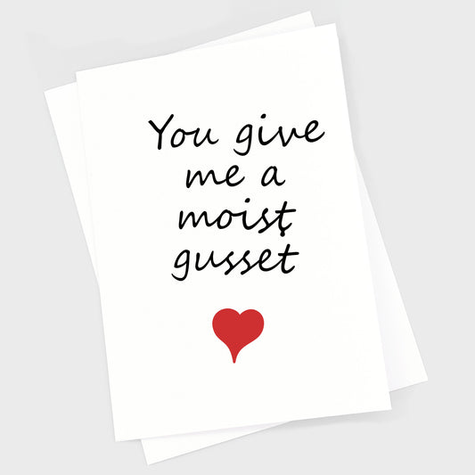 Valentine's Anniversary Card - Gusset