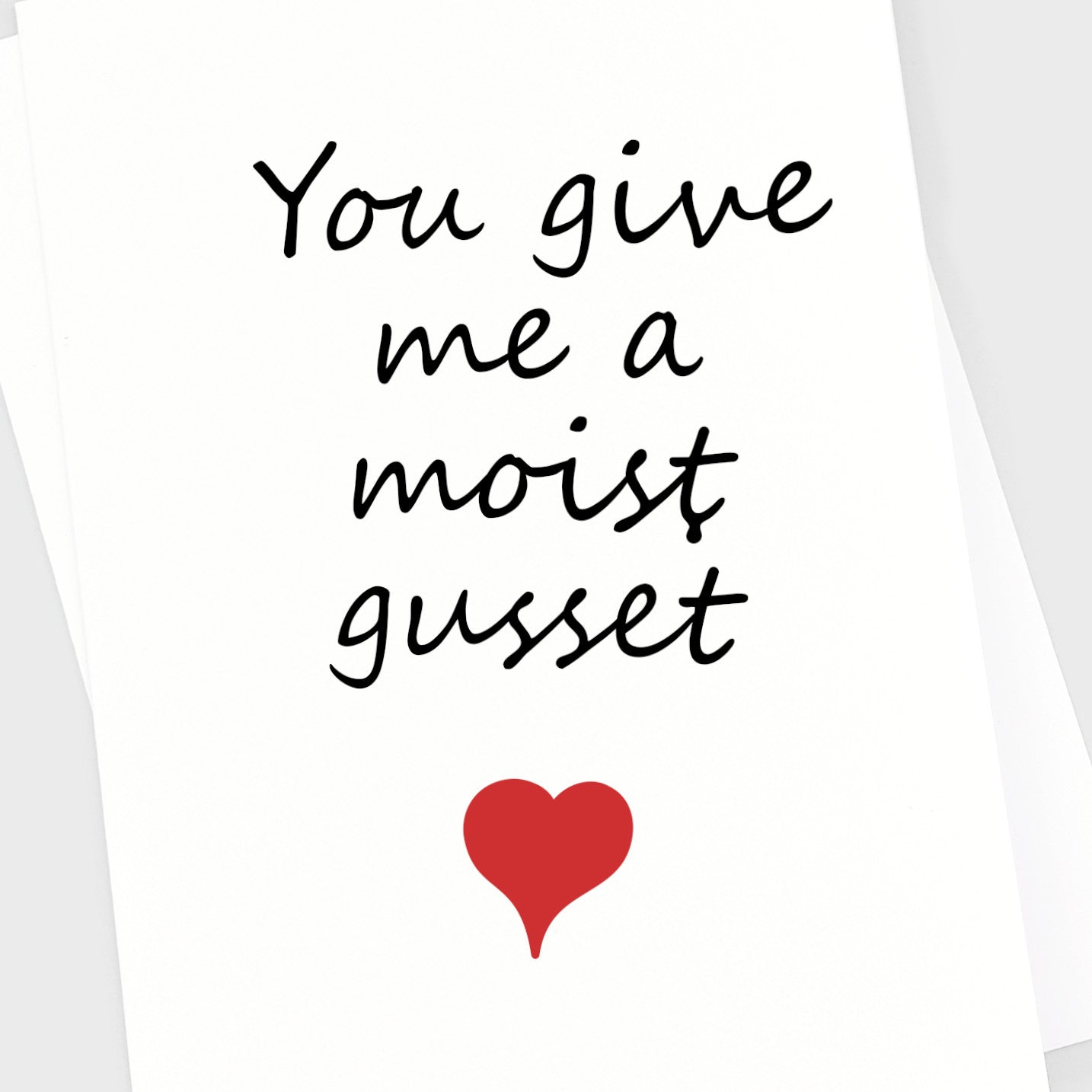 Valentine's Anniversary Card - Gusset