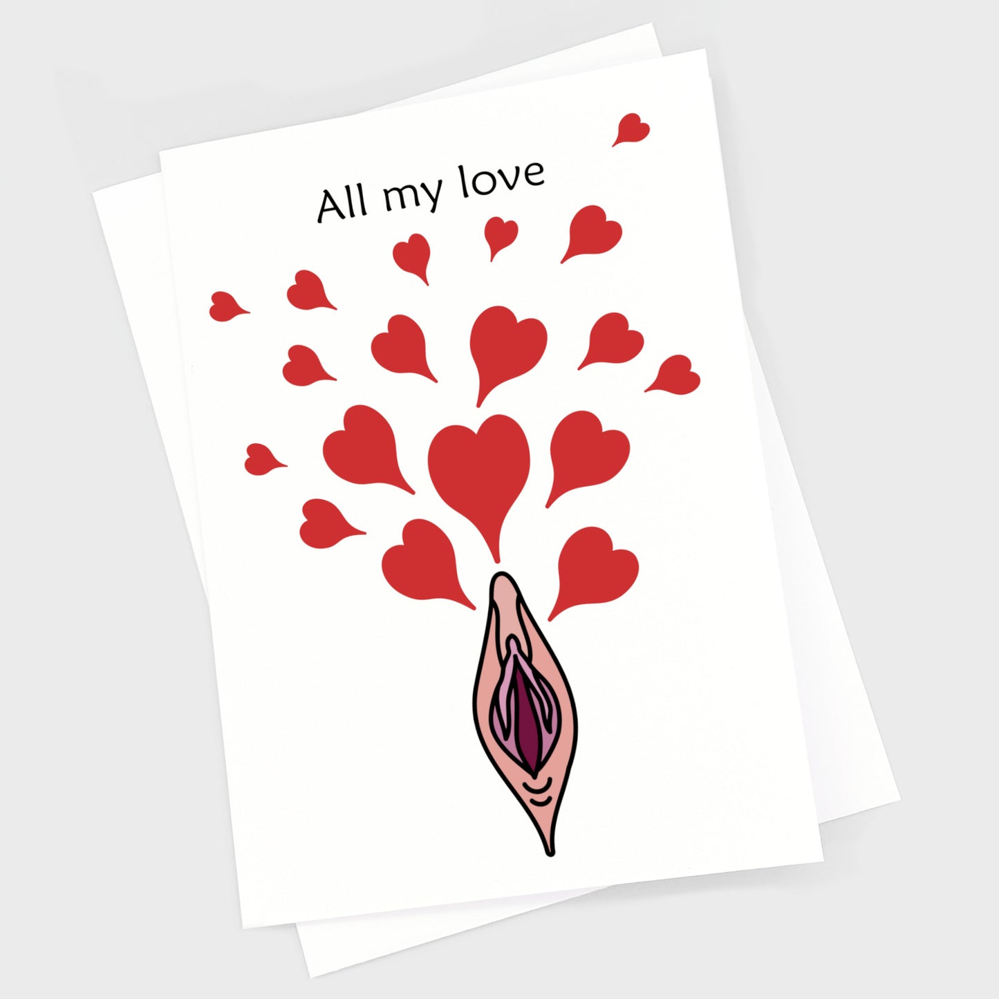 Valentine's Anniversary Card - Hearts