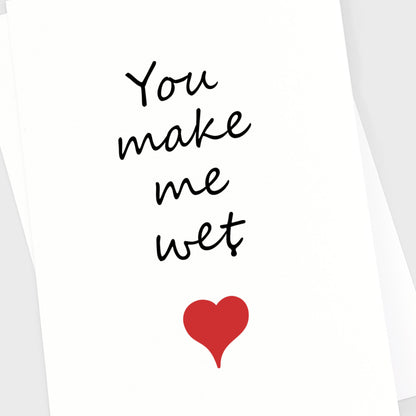 Valentine's Anniversary Card - Wet