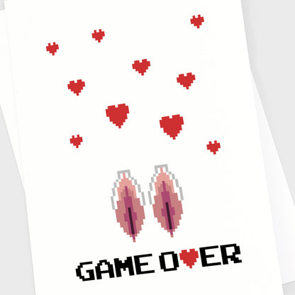 Wedding Card - Game Over Lesbian