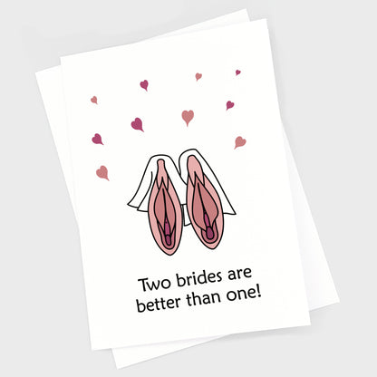 Wedding Card - Two Brides