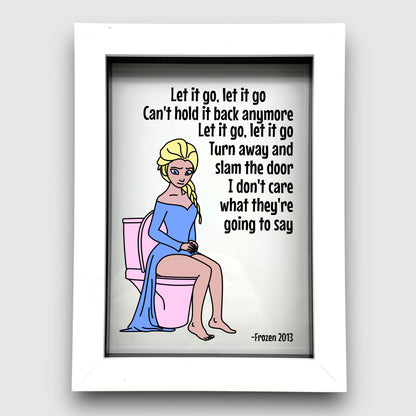 Framed Print - Let It Go