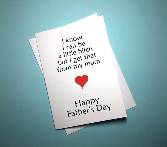 Father's Day Card - I Know
