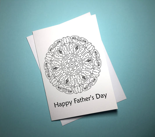 Father's Day Card - Naked Mandala