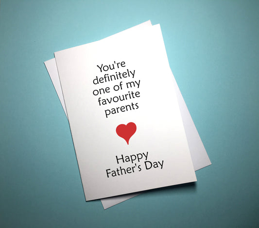 Father's Day Card - Definitely