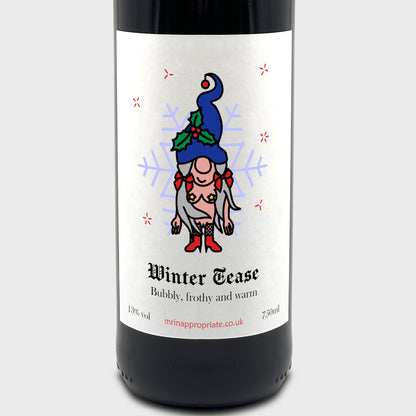 Christmas Wine Labels (x2) - Winter Tease