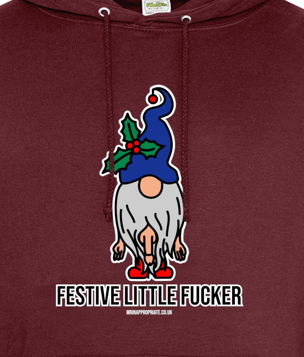 Hoodie - Festive Little Fucker - Mr. Inappropriate 