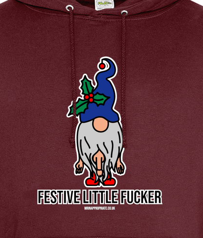 Hoodie - Festive Little Fucker - Mr. Inappropriate 