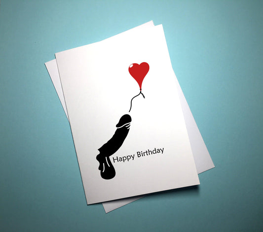 Birthday Card - Balloon - Mr. Inappropriate 