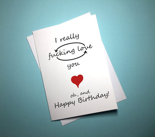 Birthday Card - Love - Mr. Inappropriate 