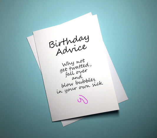 Birthday Card - Twatted - Mr. Inappropriate 