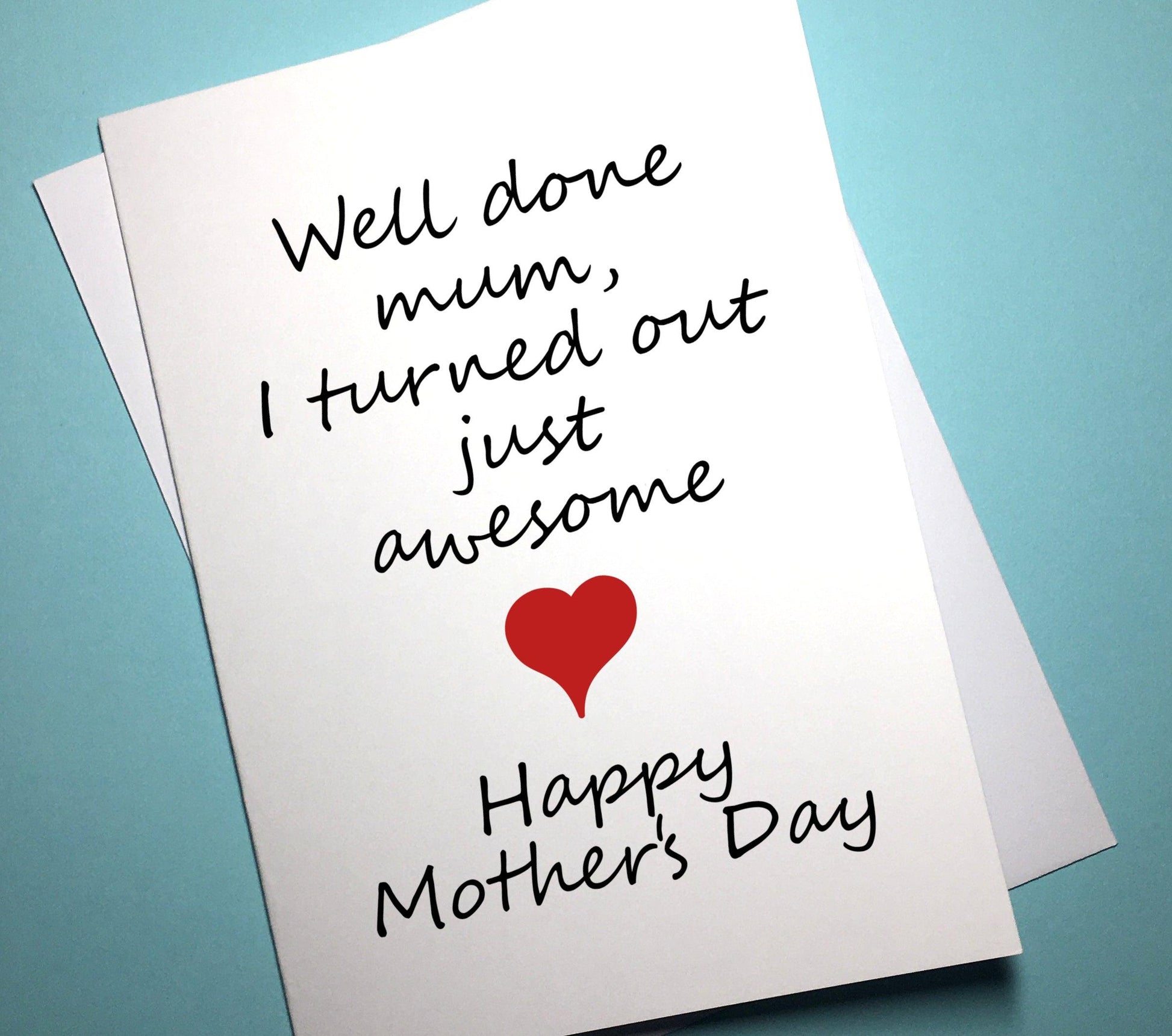 Mother's Day Card - Just Awesome - Mr. Inappropriate 