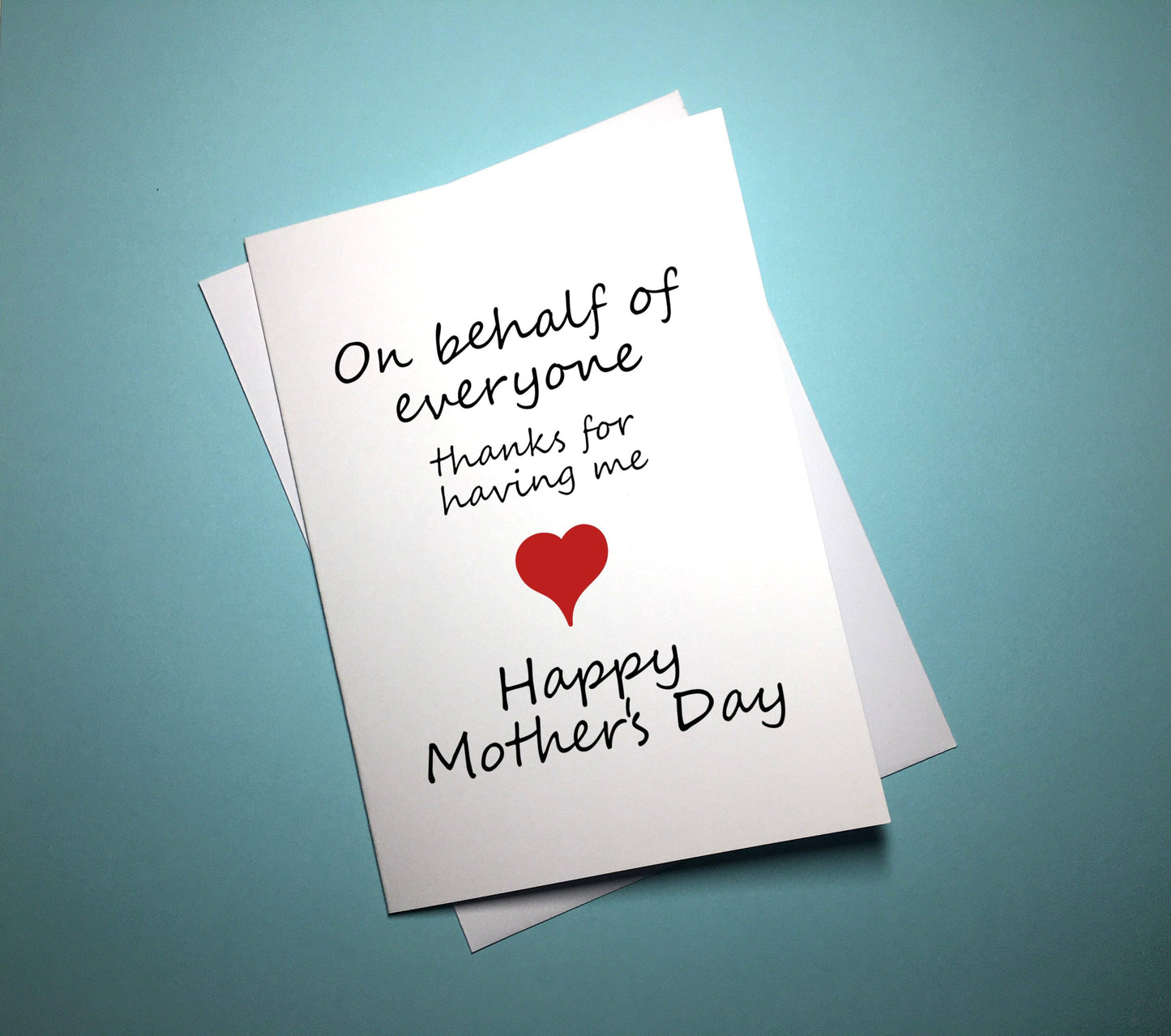 Mother's Day Card - On Behalf Of - Mr. Inappropriate 