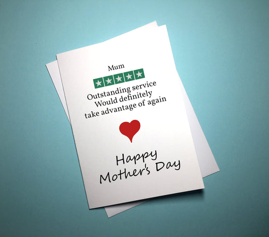 Mother's Day Card - Outstanding - Mr. Inappropriate 