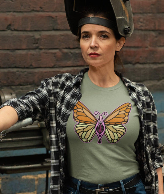 T-Shirt - Pussy Butterfly - Mr. Inappropriate 