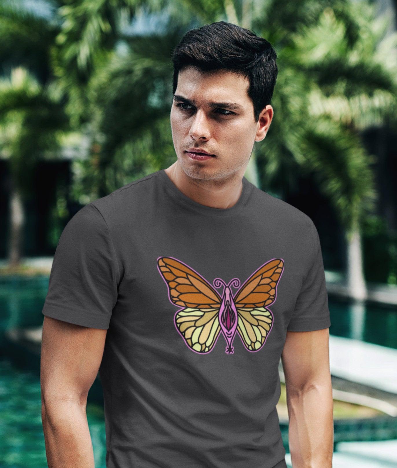 T-Shirt - Pussy Butterfly - Mr. Inappropriate 