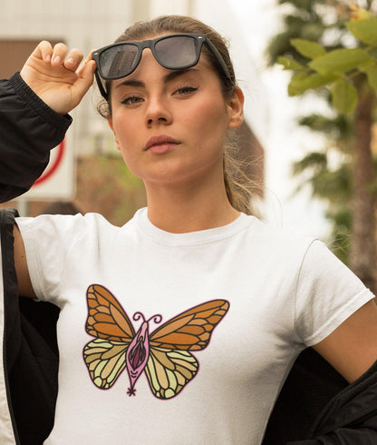 T-Shirt - Pussy Butterfly - Mr. Inappropriate 