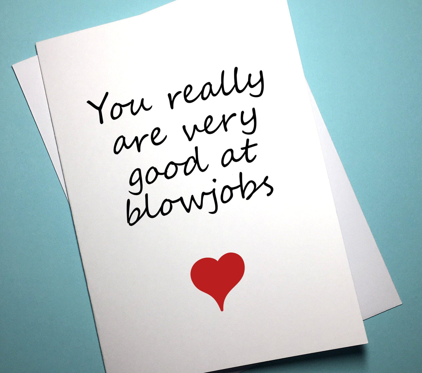 Valentine's Anniversary Card - Blowjobs - Mr. Inappropriate 